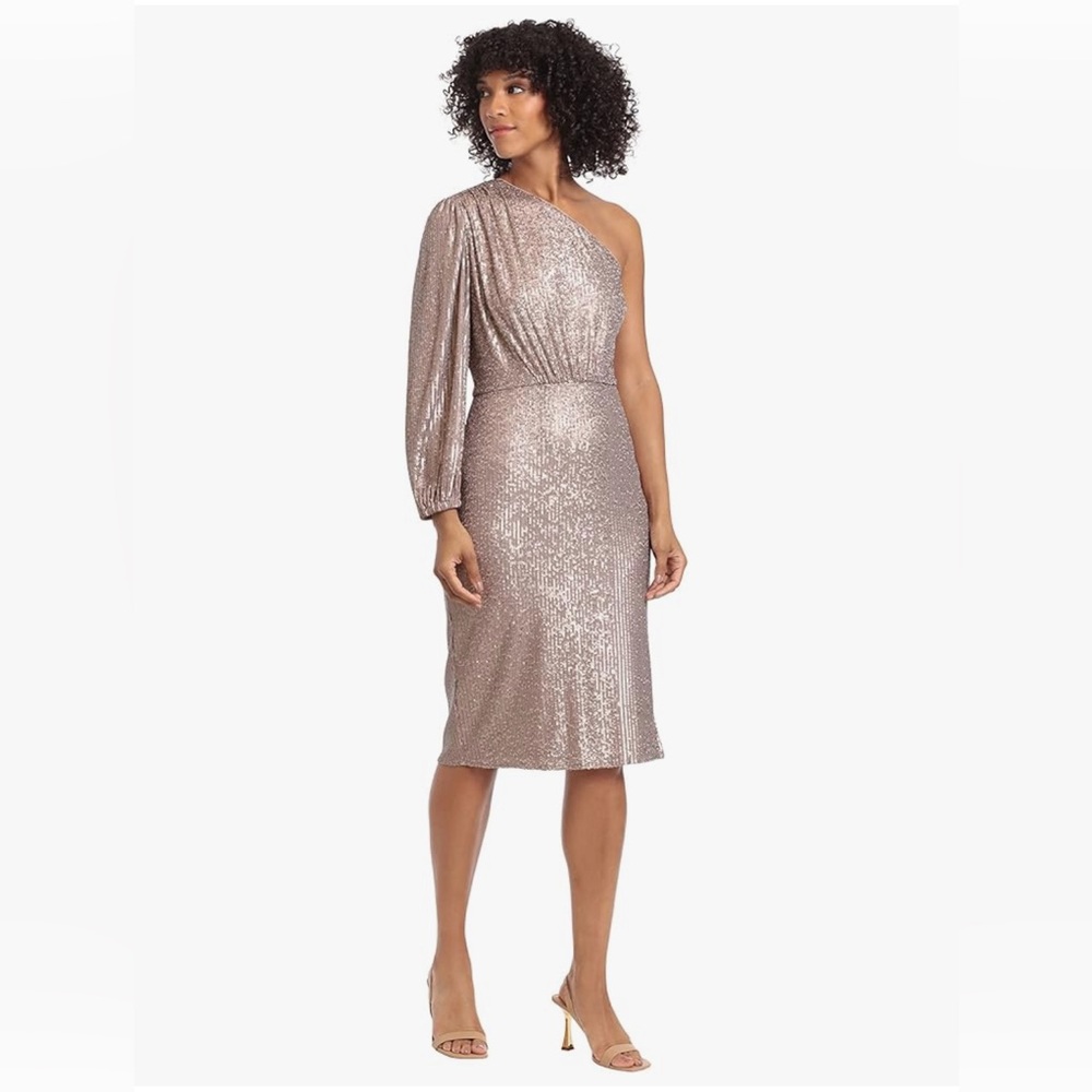 Maggy London Women's midi sequence dress